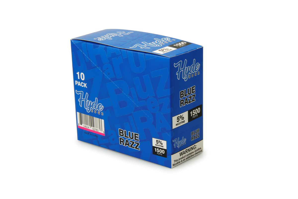 Hyde Edge Singles 50mg 1500 Puffs (10 Count Bulk Box) (Master Case of